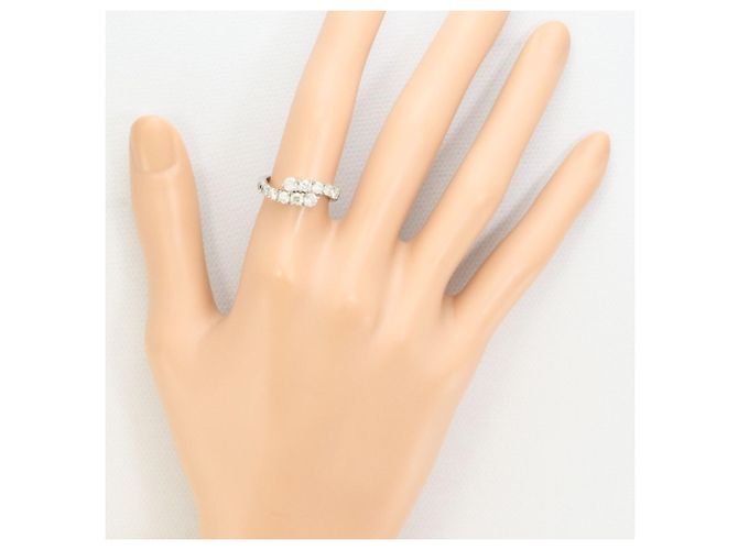 Autre Marque 18K Weißgold Diamantring Golden - Ansicht 6