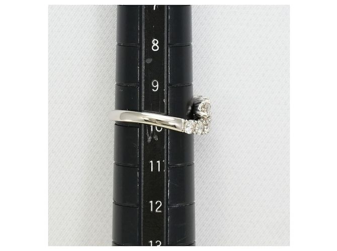 Autre Marque 18K Weißgold Diamantring Golden - Ansicht 7