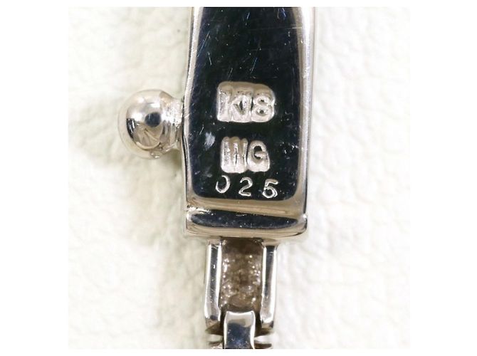 Autre Marque Bracciale charm in oro bianco 18K e diamanti D'oro - vista 4