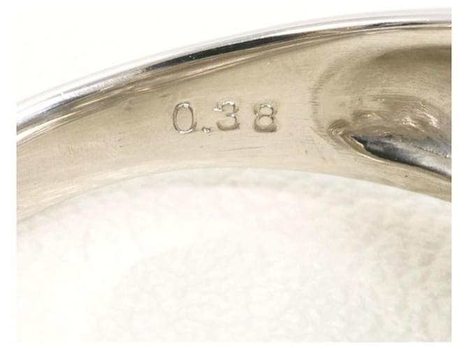 Autre Marque Platinring mit Diamant - Ansicht 7