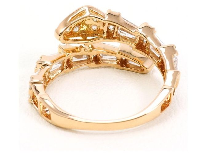 Autre Marque 18K Roségold Diamantring Golden - Ansicht 4