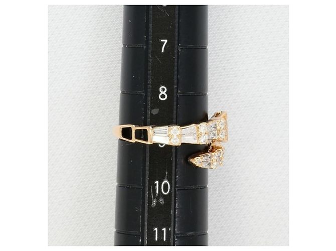 Autre Marque 18K Roségold Diamantring Golden - Ansicht 8