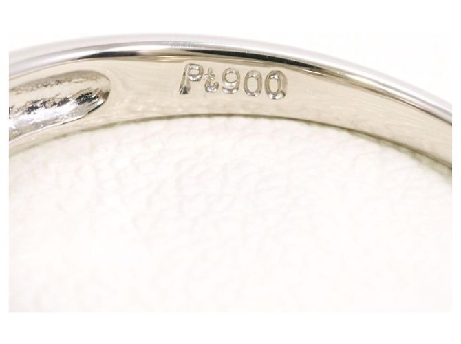 Autre Marque PT900 Platinring mit Diamant - Ansicht 6