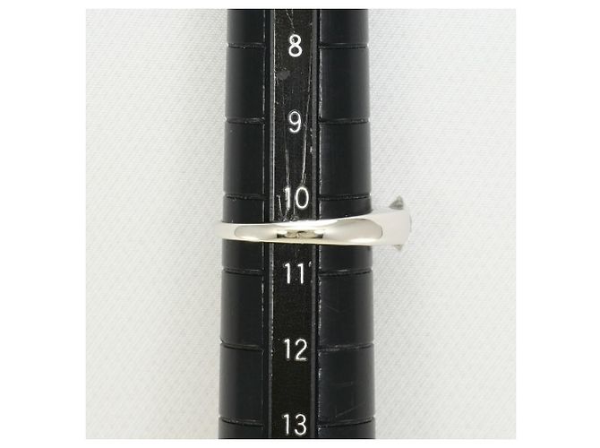 Autre Marque PT900 Platinring mit Diamant - Ansicht 9