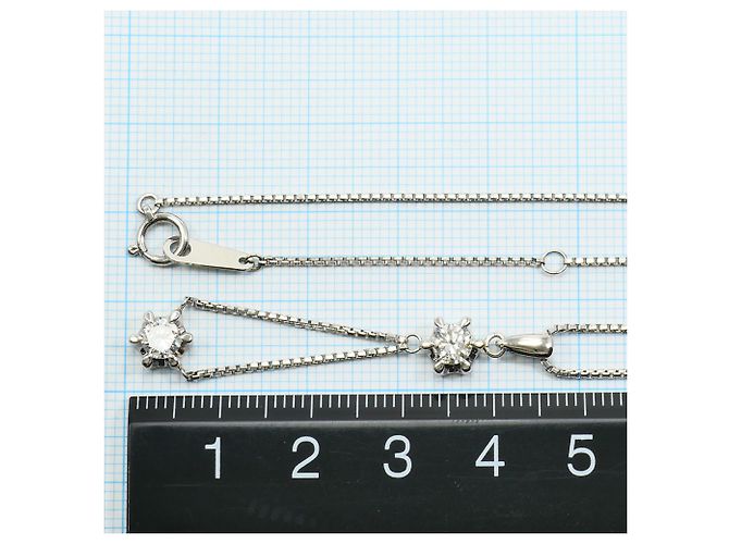 Autre Marque Collana in platino con diamanti - vista 6