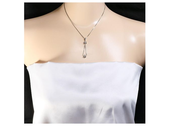 Autre Marque Collana in platino con diamanti - vista 7