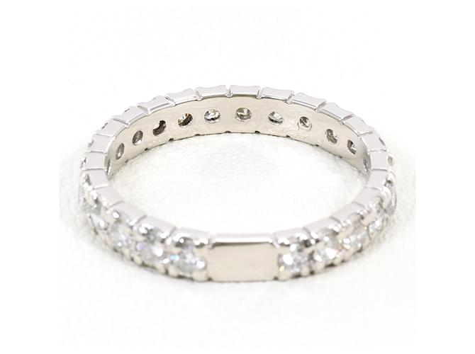Autre Marque Platinring mit Diamant - Ansicht 4