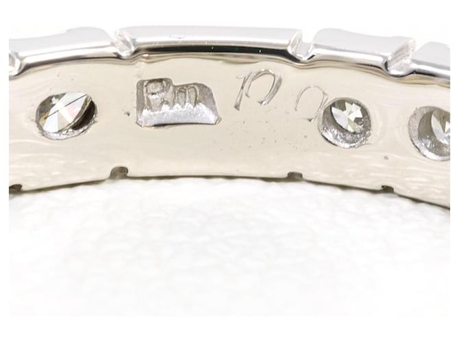 Autre Marque Platinring mit Diamant - Ansicht 5