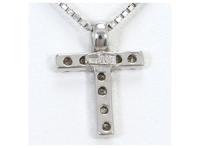 Autre Marque Collana in oro bianco 18K con diamanti rosa D'oro - vista 3