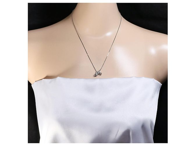 Autre Marque 18K Weißgoldkette mit Diamant Golden - Ansicht 6