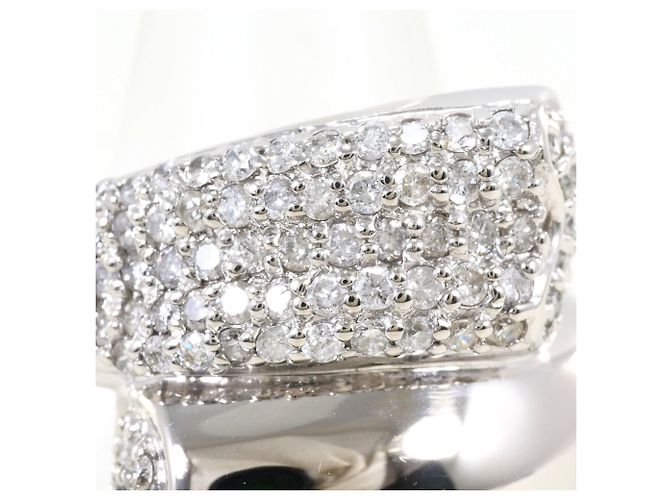 Autre Marque 14K Weißgold Diamantring Golden - Ansicht 2