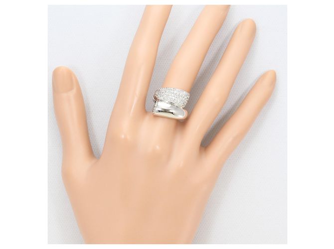 Autre Marque 14K Weißgold Diamantring Golden - Ansicht 7