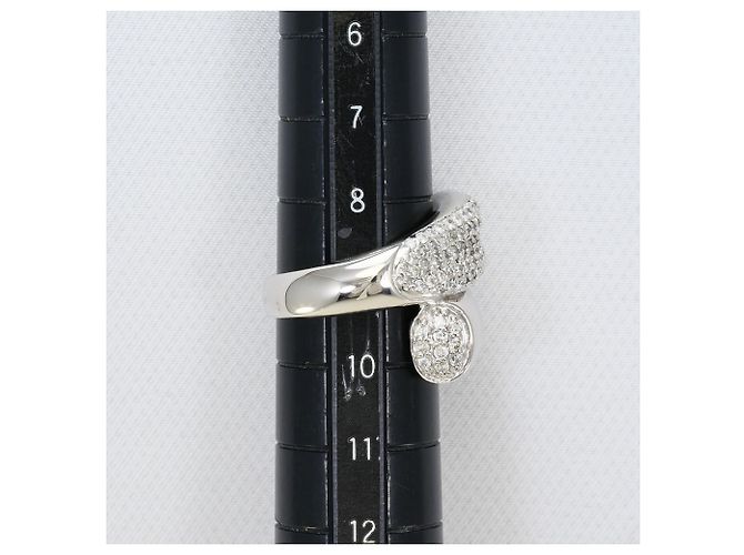 Autre Marque 14K Weißgold Diamantring Golden - Ansicht 8