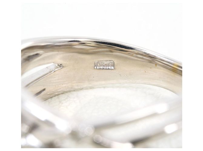 Autre Marque 18K Weißgold-Ring mit Diamant Golden - Ansicht 5