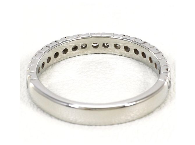 Autre Marque Elegante anillo de banda de oro blanco de 18K y diamantes Dorado - vista 4