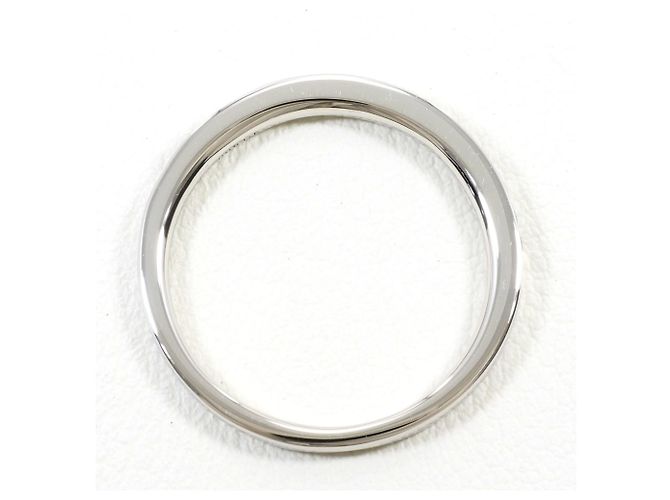 Autre Marque Anello a fascia in platino e diamanti - vista 2