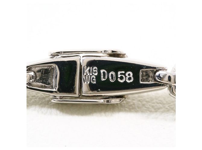 Autre Marque Elegante collana in oro bianco 18K e diamanti D'oro - vista 4