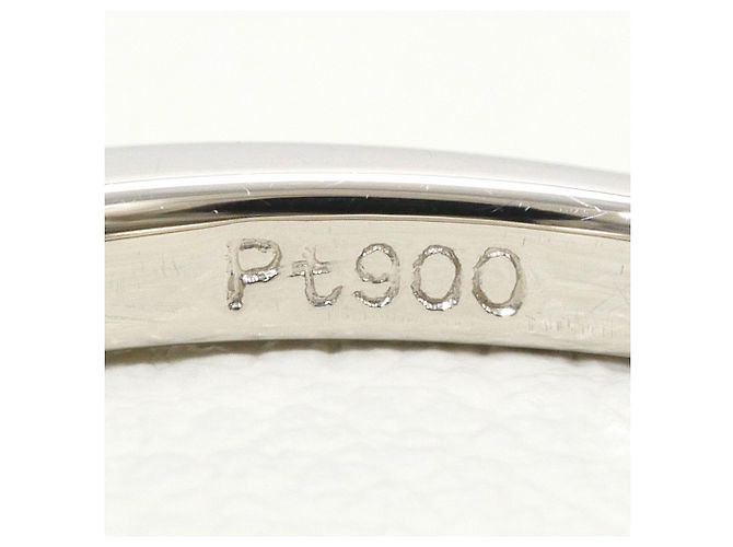Autre Marque PT900 Platinring mit Diamant - Ansicht 5