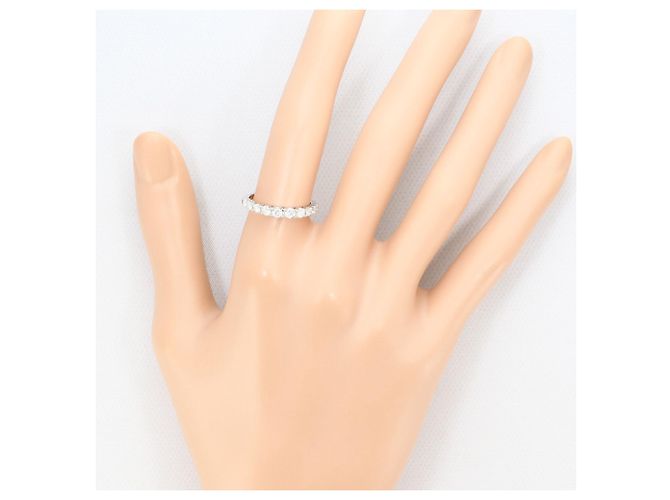 Autre Marque PT900 Platinring mit Diamant - Ansicht 7