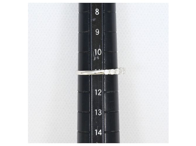 Autre Marque PT900 Platinring mit Diamant - Ansicht 8