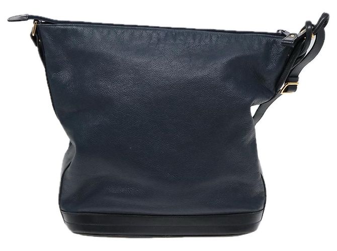 Gucci Pelle Vintage Blu navy - vista 2