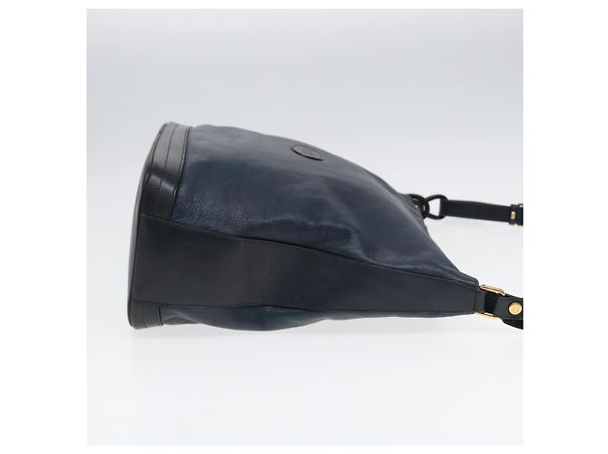Gucci Pelle Vintage Blu navy - vista 4