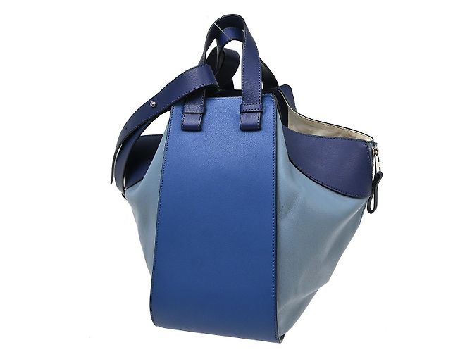 Loewe Hammock Leather Small Azul - vista 2