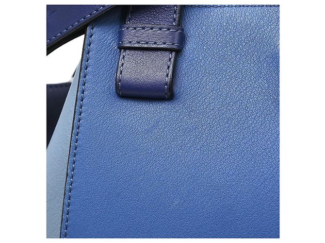 Loewe Hammock Leather Small Azul - vista 7