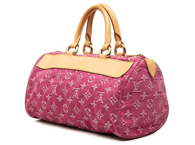 Borsa Louis Vuitton Monogram Denim Neo Speedy Rosa - vista 2