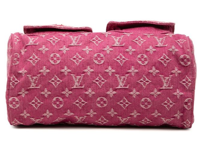 Borsa Louis Vuitton Monogram Denim Neo Speedy Rosa - vista 3