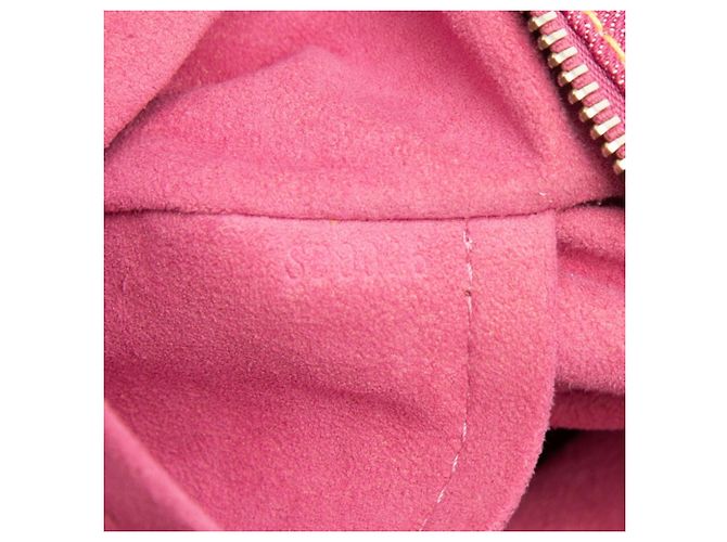 Borsa Louis Vuitton Monogram Denim Neo Speedy Rosa - vista 6