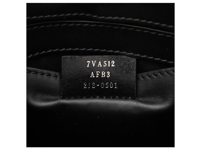 Borsa Shopping in Pelle Nera Fendi Nero - vista 6