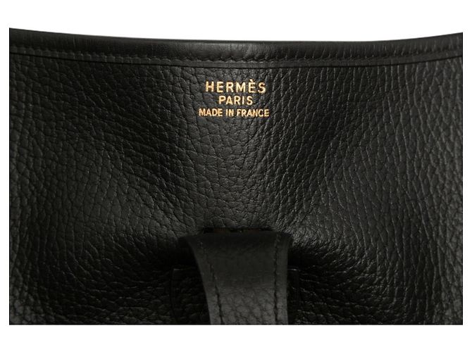 Hermès Borsa a tracolla Hermes Evelyne 1 GM Nero - vista 5