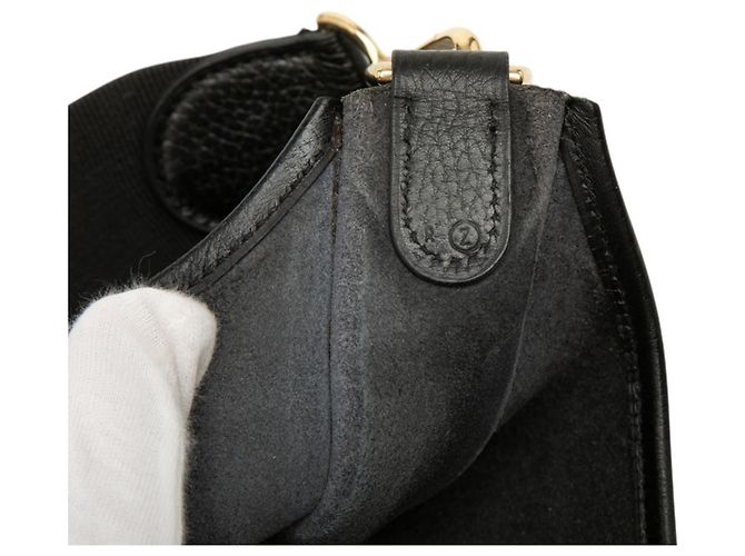 Hermès Borsa a tracolla Hermes Evelyne 1 GM Nero - vista 6