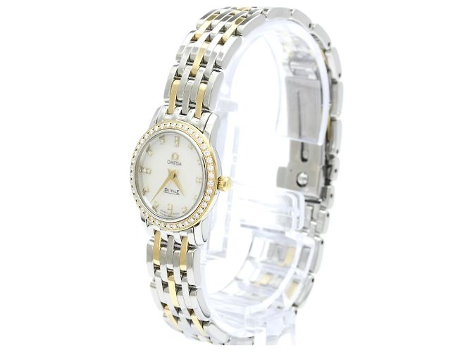 Orologio da Polso Omega De Ville Prestige con Quadrante MOP e Diamanti - vista 2