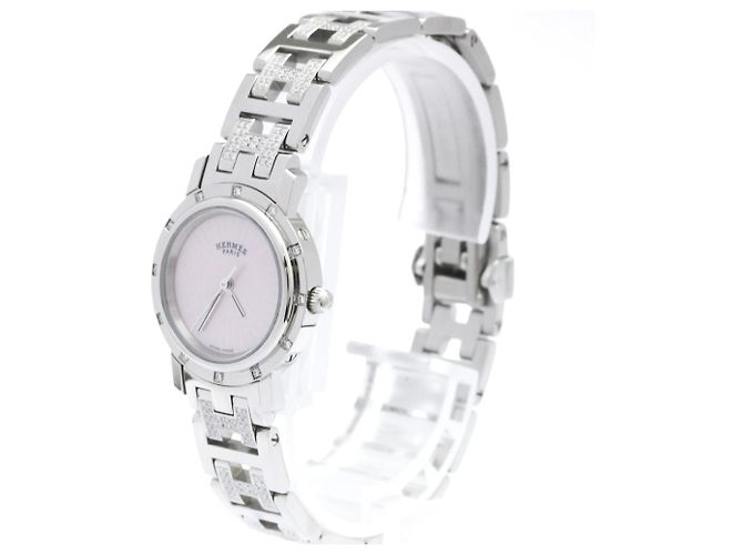 Hermès Reloj para mujer Hermes Clipper Diamond Pink MOP Quartz CL4.230 - vista 2
