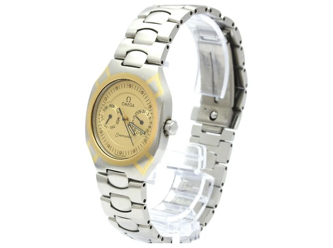 OMEGA Seamaster Polaris Day Date Mont en Or 18K et Acier - vue 2