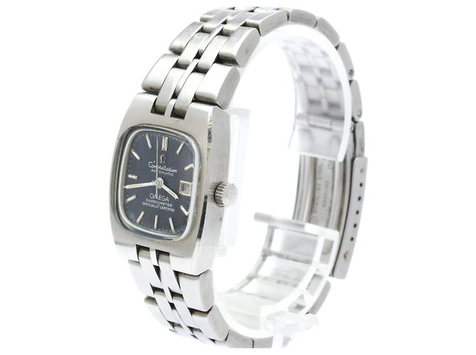 Orologio automatico da donna Omega Constellation in acciaio - vista 2