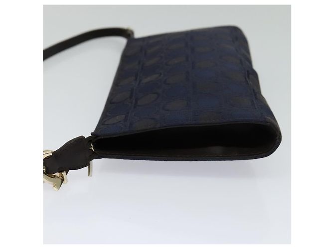 Salvatore Ferragamo Gancini Canvas Blu navy - vista 3
