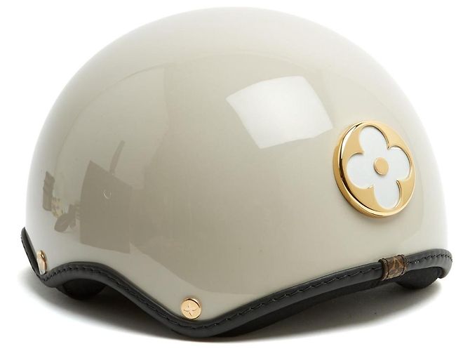 Louis Vuitton Casque Vélo et Ski Logo PM Beige Taille S Monogramme - vue 3
