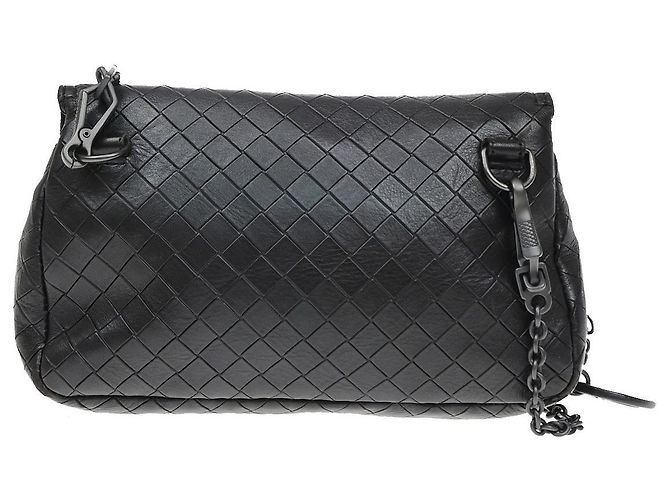 Bottega Veneta Mini borsa a tracolla in pelle con catena espandibile Marrone - vista 2