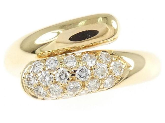Bulgari Anello Bvlgari Astrea in oro giallo 18K con diamante D'oro - vista 2