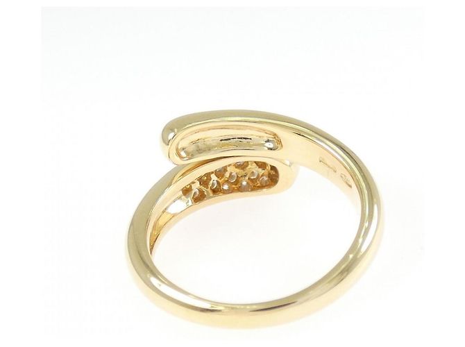 Bulgari Anello Bvlgari Astrea in oro giallo 18K con diamante D'oro - vista 3