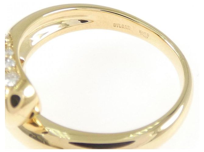 Bulgari Anello Bvlgari Astrea in oro giallo 18K con diamante D'oro - vista 4