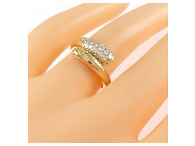 Bulgari Anello Bvlgari Astrea in oro giallo 18K con diamante D'oro - vista 5