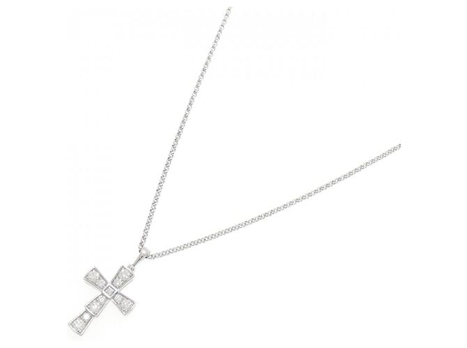 Bulgari Collana Cross Small Bvlgari D'oro - vista 2