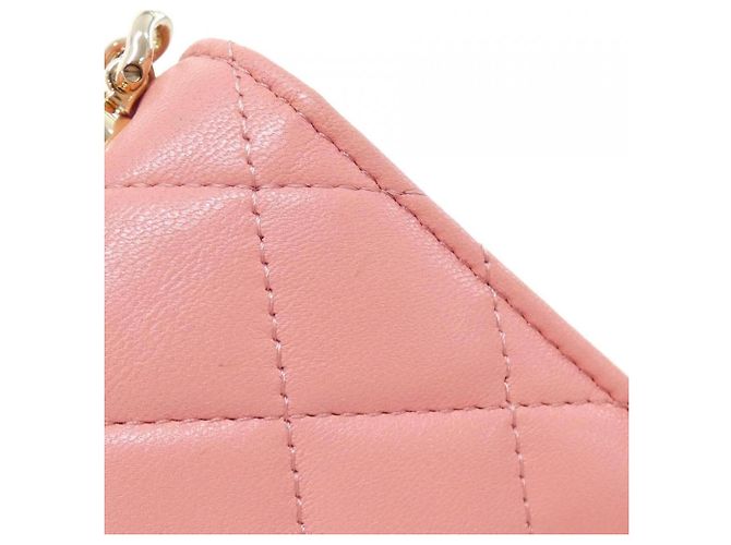Borsa a tracolla Chanel AP2845 in pelle rosa - vista 4