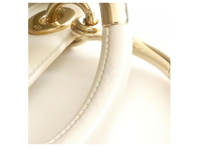 Borsa Christian Dior Lady 95.22 Small Bianco - vista 8