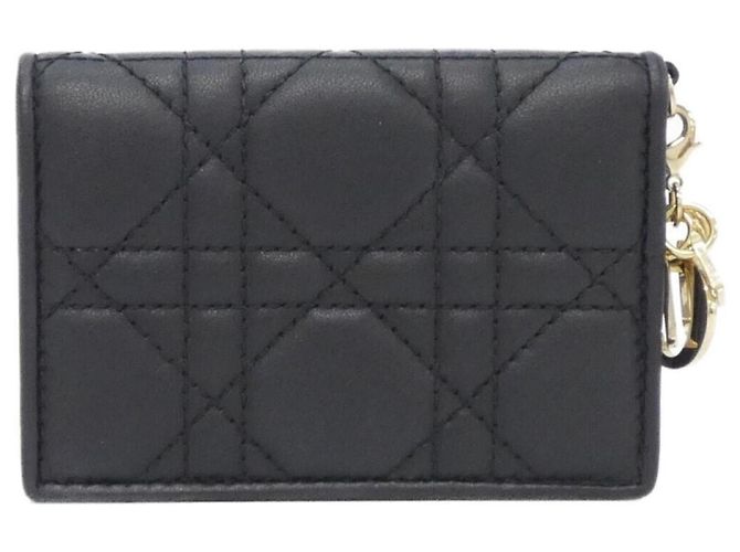 Tarjetero Christian Dior Lady Bloom Negro - vista 2