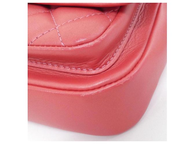 Borsa in pelle rosa Chanel AS1226 - vista 3